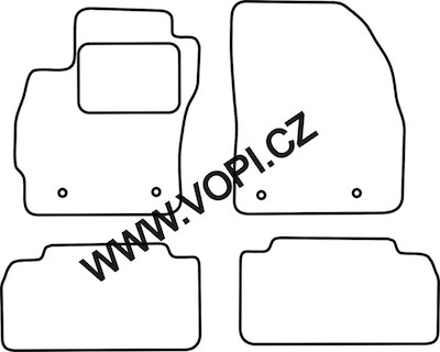 Autokoberce Mazda 5 5 míst 10/2010 -  Perfectfit (2853)